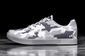 Women's Nobull Arctic Camo Canvas Trainers Dark / Grey | SG R2873V